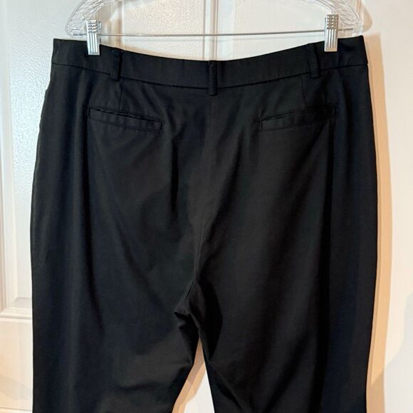 SAG HARBOR STRETCH Dress Career Pants Black Stretch woman's 16P Short - Picture 4 of 16